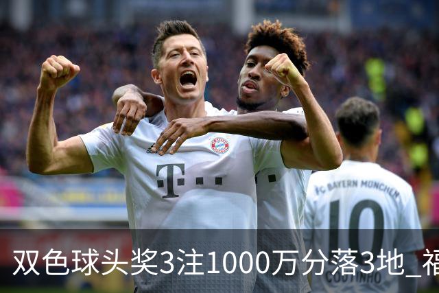 双色球头奖3注1000万分落3地 福运奖913万注